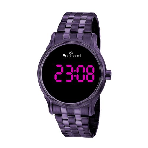 RELÓGIO DIGITAL LED ROXO