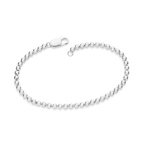 PULSEIRA COM BOLAS DE PRATA MACIÇA 925