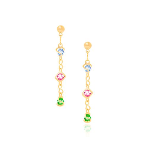 Brincos  JOIA BANHADA OURO 18K