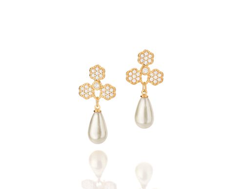 Brincos  JOIA BANHADA OURO 18K