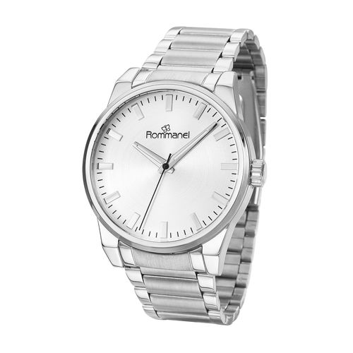 RELÓGIO ANALÓGICO SOCIAL PRATA