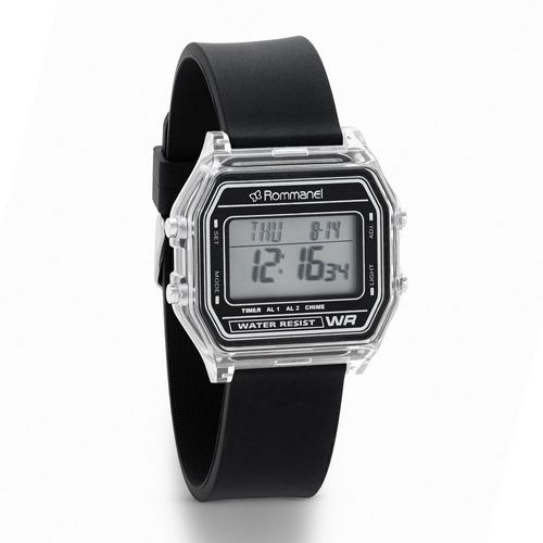 RELÓGIO DIGITAL PRETO