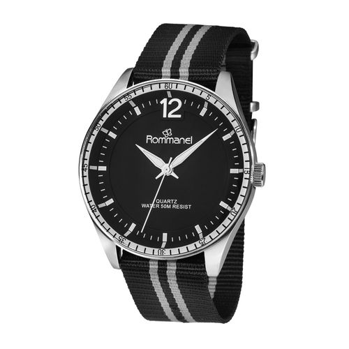RELÓGIO ANALÓGICO SPORTS DE NYLON PRETO
