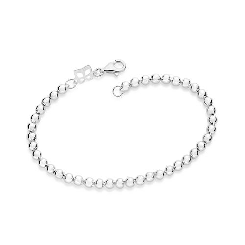 PULSEIRA COM BOLAS DE PRATA MACIÇA 925