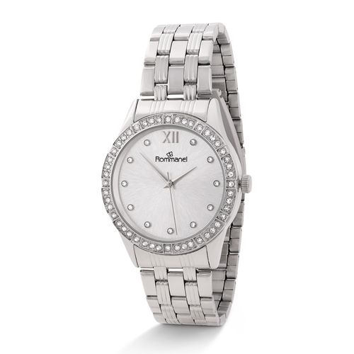 RELÓGIO ANALÓGICO SOCIAL PRATA