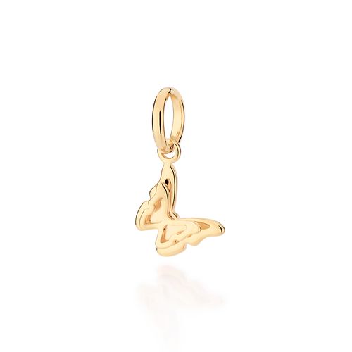 PINGENTE BORBOLETA BANHADO A OURO 18K