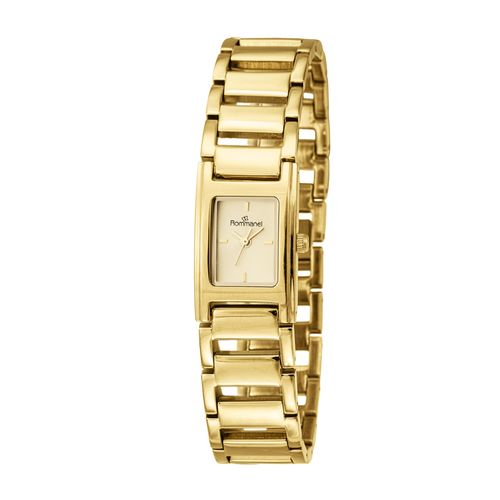 RELÓGIO ANALÓGICO SOCIAL DOURADO