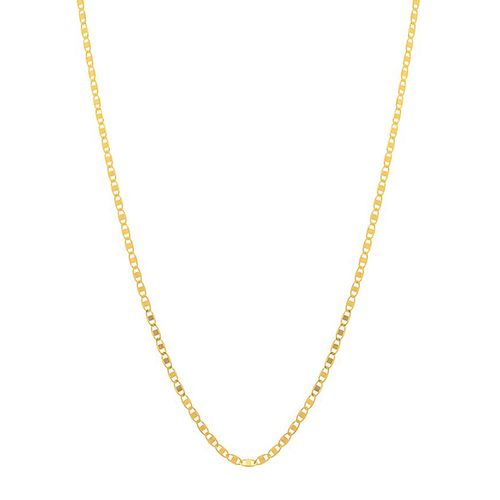 GARGANTILHA BANHADA A OURO 18K