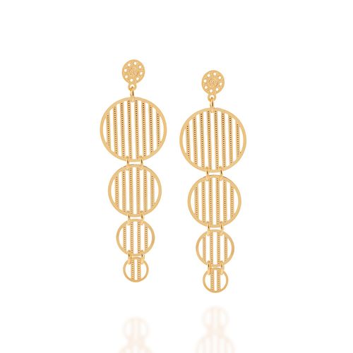 MAXI BRINCO BANHADO A OURO 18K