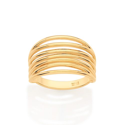 MAXI ANEL BANHADO A OURO 18K