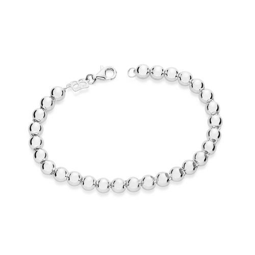 PULSEIRA COM BOLAS DE PRATA MACIÇA 925