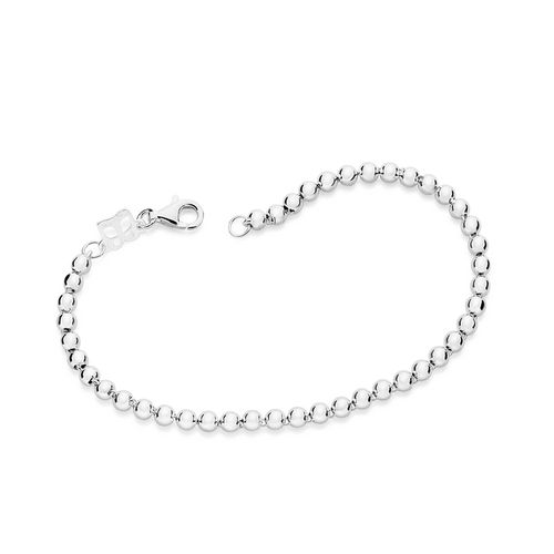 PULSEIRA COM BOLAS DE PRATA MACIÇA 925