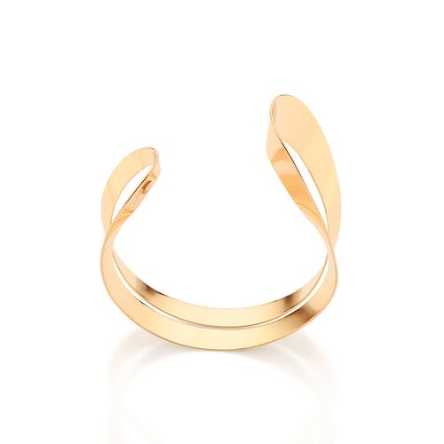 BRACELETE ABSTRATO BANHADO A OURO 18K
