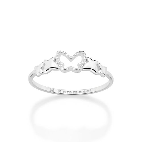 ANEL SKINNY BORBOLETAS DE PRATA MACIÇA 925