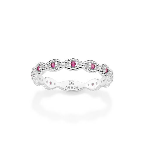 ANEL SKINNY INFINITOS DE PRATA MACIÇA 925 COM ZIRCÔNIAS