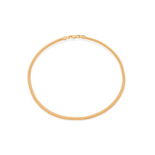 GARGANTILHA BANHADA A OURO 18K FIO SALAMANDRA