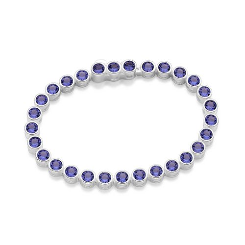 PULSEIRA RIVIERA DE PRATA MACIÇA 925 COM ZIRCÔNIAS