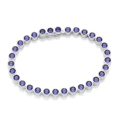 PULSEIRA RIVIERA DE PRATA MACIÇA 925 COM ZIRCÔNIAS