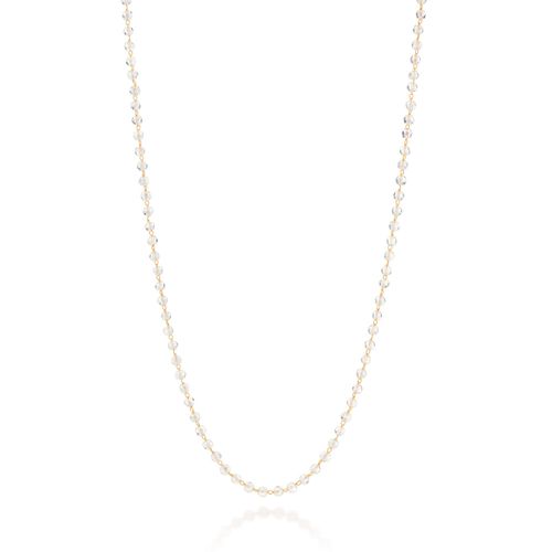 GARGANTILHA COM CRISTAIS BANHADA A OURO 18K