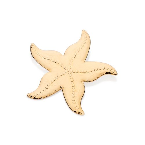 PINGENTE ESTRELA DO MAR BANHADO A OURO 18K