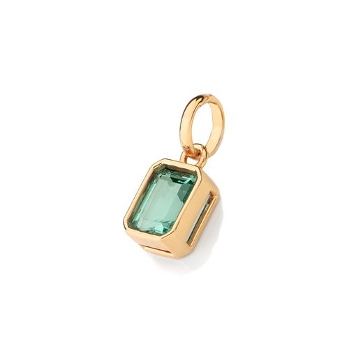 PINGENTE SOLITÁRIO BANHADO A OURO 18K COM ZIRCÔNIA