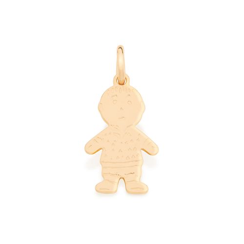 PINGENTE MENINO BANHADO A OURO 18K