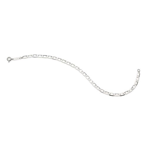 PULSEIRA ELO PIASTRINE DE PRATA 925