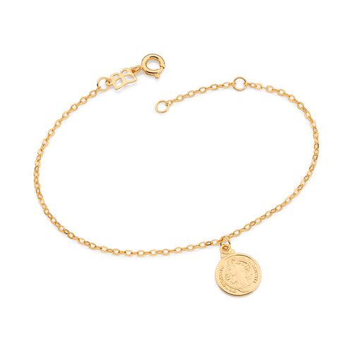 PULSEIRA SÃO BENTO BANHADA A OURO 18K