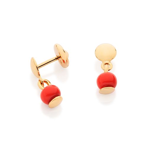 BRINCO INFANTIL BANHADO A OURO 18K COM MIÇANGAS