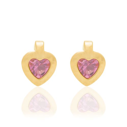 BRINCO BANHADO A OURO 18K COM CRISTAIS