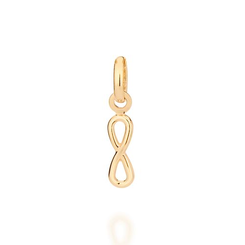 PINGENTE INFINITO BANHADO A OURO 18K