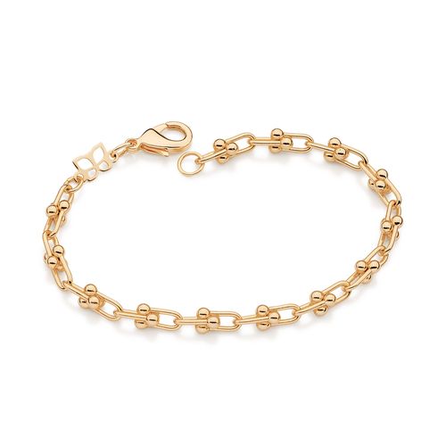 PULSEIRA COM BOLAS BANHADA A OURO 18K