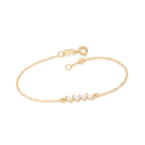 PULSEIRA BANHADA A OURO 18K COM ZIRCÔNIAS