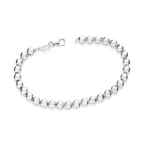 PULSEIRA COM BOLAS DE PRATA MACIÇA 925