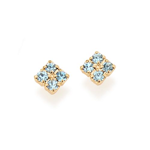 BRINCO INFANTIL BANHADO A OURO 18K COM CRISTAIS