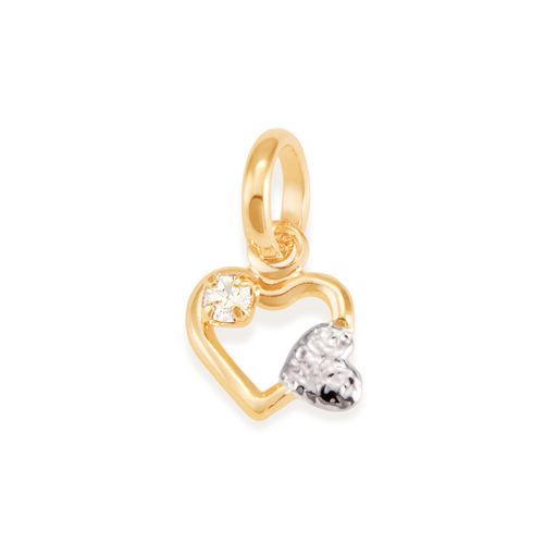 PINGENTE BANHADO A OURO 18K CORAÇÃO