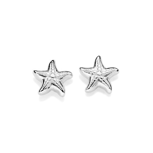BRINCO ESTRELA DO MAR DE PRATA MACIÇA 925