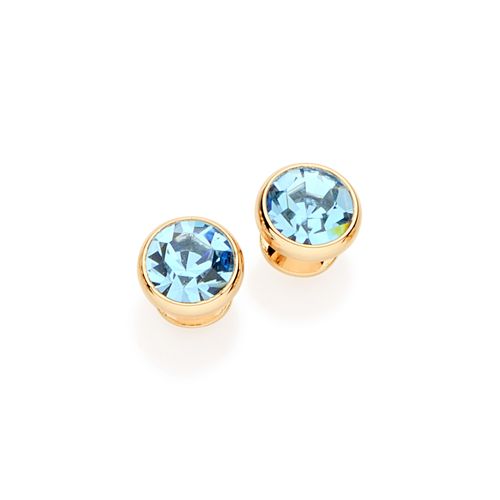 BRINCO SOLITÁRIO BANHADO A OURO 18K COM ZIRCÔNIAS
