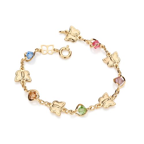 PULSEIRA INFANTIL BANHADA A OURO 18K