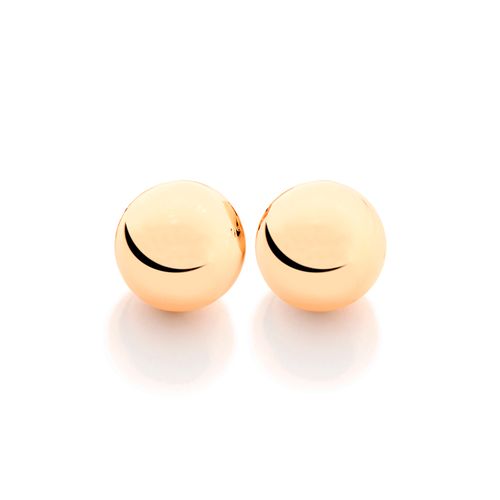 BRINCO COM ESFERA BANHADO A OURO 18K