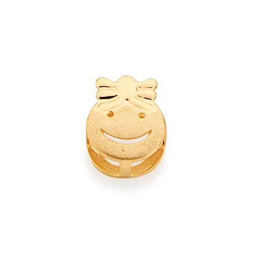 PINGENTE BANHADO A OURO 18K MENINA