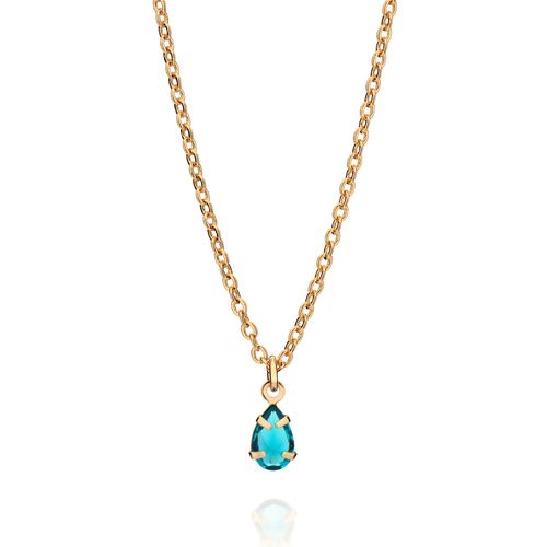 GARGANTILHA BANHADA A OURO 18K COM ZIRCÔNIA
